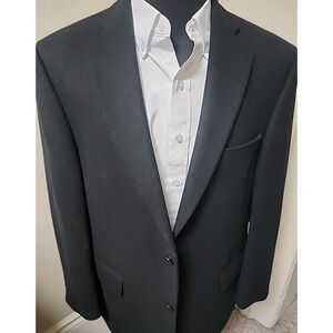 SARAR Nordstrom Size 42 Regular Black Wool & Cashmere Blazer Suit Jacket Turkey
